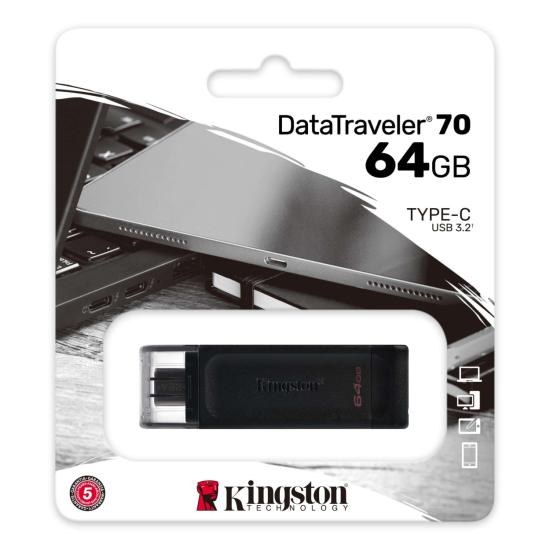 Kingston DT70 64GB DataTraveler70 Type-C 3.2 Gen1 (DT70/64GB)