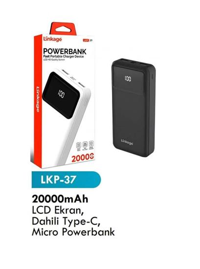Linkage LKP-37 Lcd Ekran 20000 mAh Powerbank