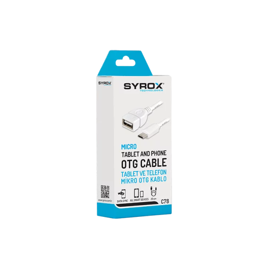 Syrox C78 1.0A Micro OTG Kablo