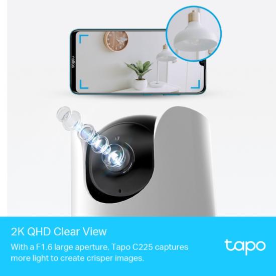 TP-Link Tapo C225 2K Wi-Fi Güvenlik Kamerası (Gizlilik Modu) ( Pan / Tilt )