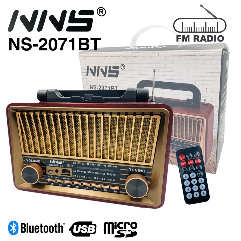 NNS%20Ns-2071BT%20Taşınabilir%20Nostaljik%20Radyo%20Bluetooth%20Speaker%20Usb+Tf%20card+Aux