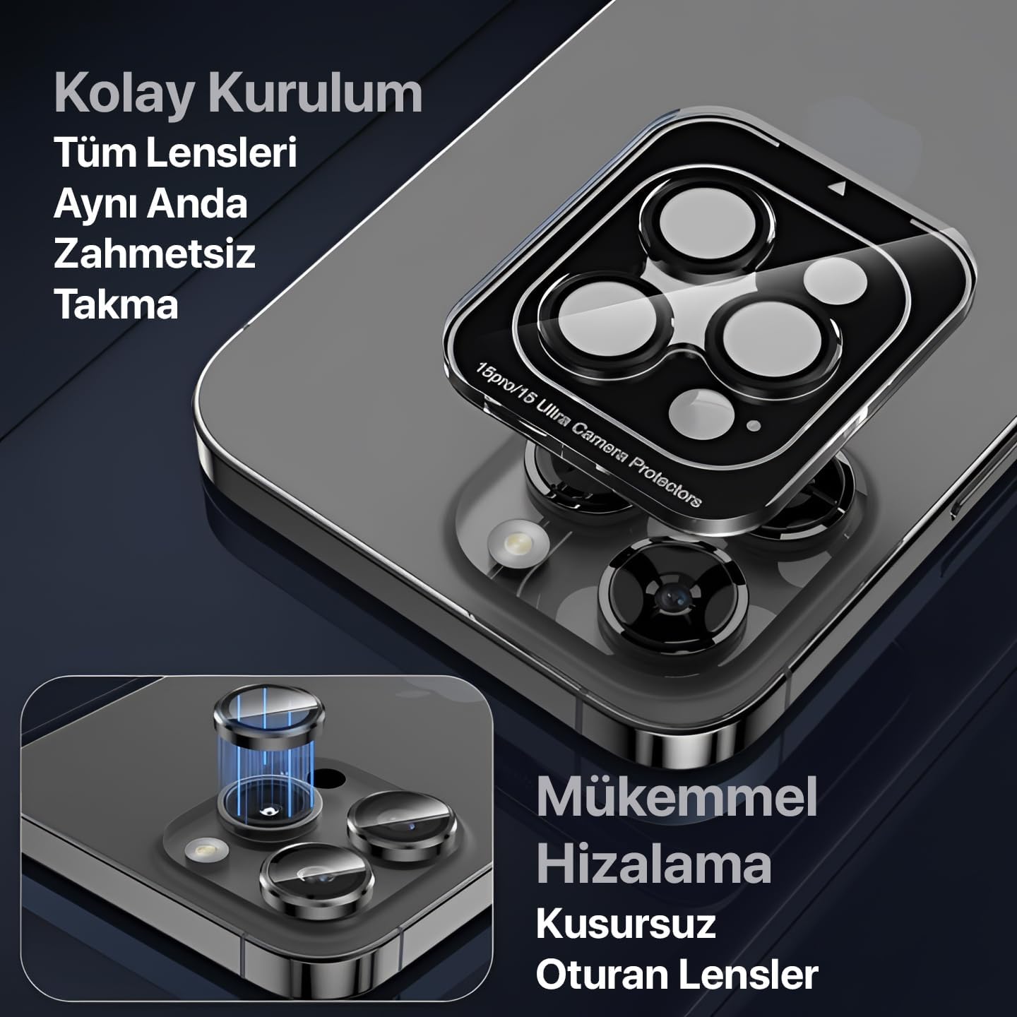 Esd%20Safir%20iphone%2012%20Pro/11%20Pro/11%20Pro%20Max%209H%20Safir%20Kamera%20Lens%20Koruyucu