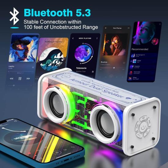 Rgb BT5.3 Daul 10W Bluetooth Speaker