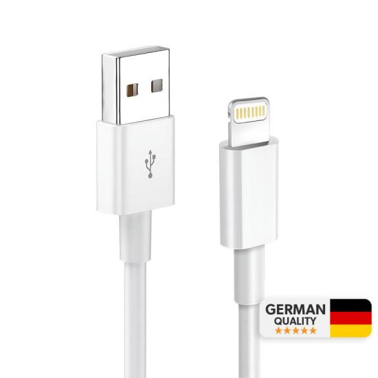 Woyax by Deji iPhone Şarj ve Data Kablosu Lightning Beyaz 1.2M