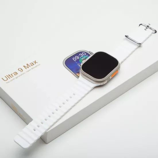 Ultra 9 Max Oled Akıllı Saat Ios Andorid Destekli Arama Özeliği Sensörlü