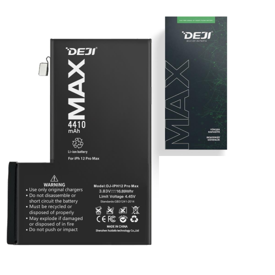 iPhone 12 Pro Max Mucize Batarya Deji 4410mAh