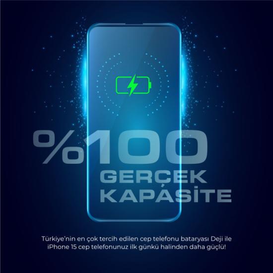 iPhone 15 Mucize Batarya Deji 3520mAh - Yüksek Kapasite