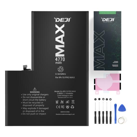 iPhone 15 Pro Max Mucize Batarya Deji 4770mAh - Yüksek Kapasite