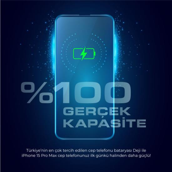 iPhone 15 Pro Max Mucize Batarya Deji 4770mAh - Yüksek Kapasite