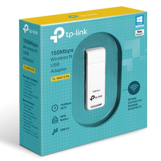 TP-Link TL-WN727N 150Mbps Wi-Fi USB Adaptör